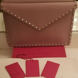 Valentino Garavani Rockstud Envelope Clutch